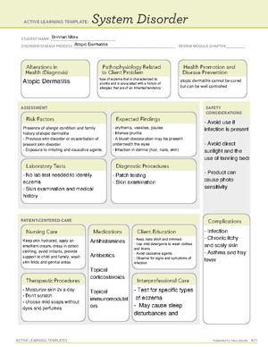 Ziprasidone Med Sheet - ACTIVE LEARNING TEMPLATES TherapeuTic procedure ...