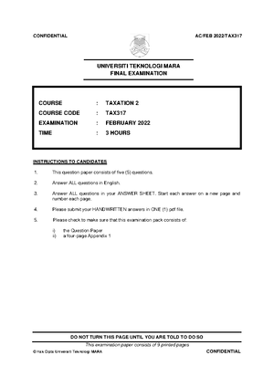 SS AUD339 FEB 2021 - Answer Scheme - UNIVERSITI TEKNOLOGI MARA FINAL ...