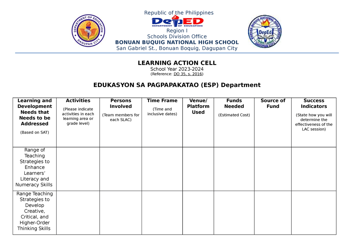 ESP LAC PLAN 2023 2024 Plan Facilitating Learner Centered Teaching   Thumb 1200 848 