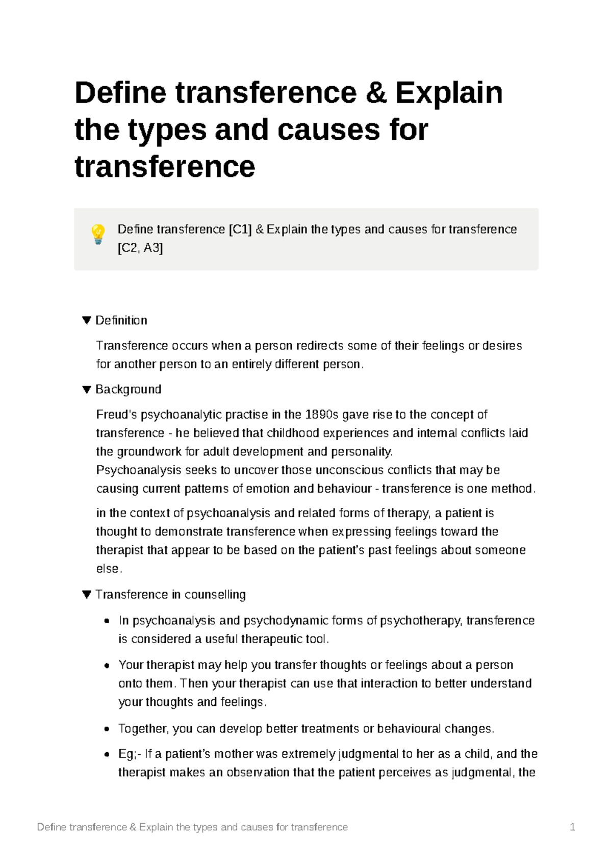 Define Transference Explain The Types And Causes For Transference Thumb 1200 1698