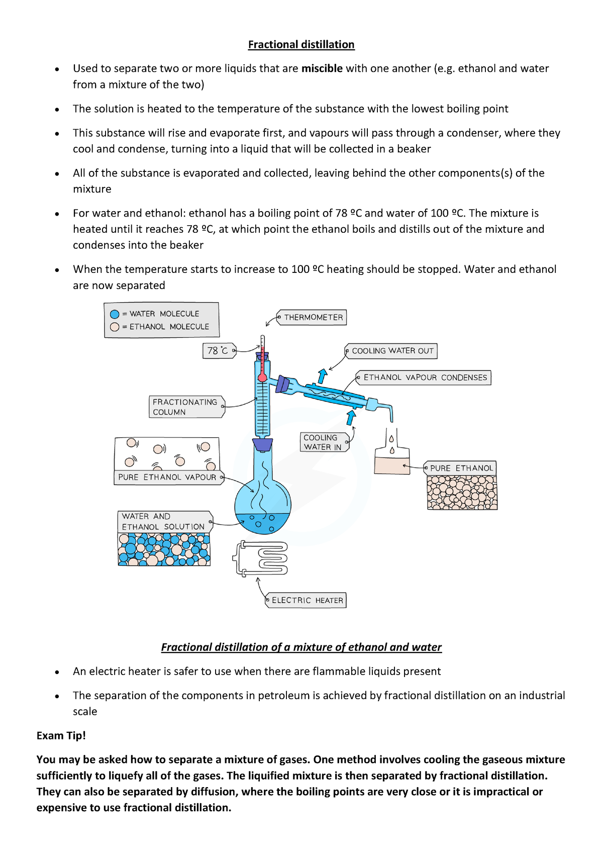 Fractional distillation edited - Fractional distillation Used to ...