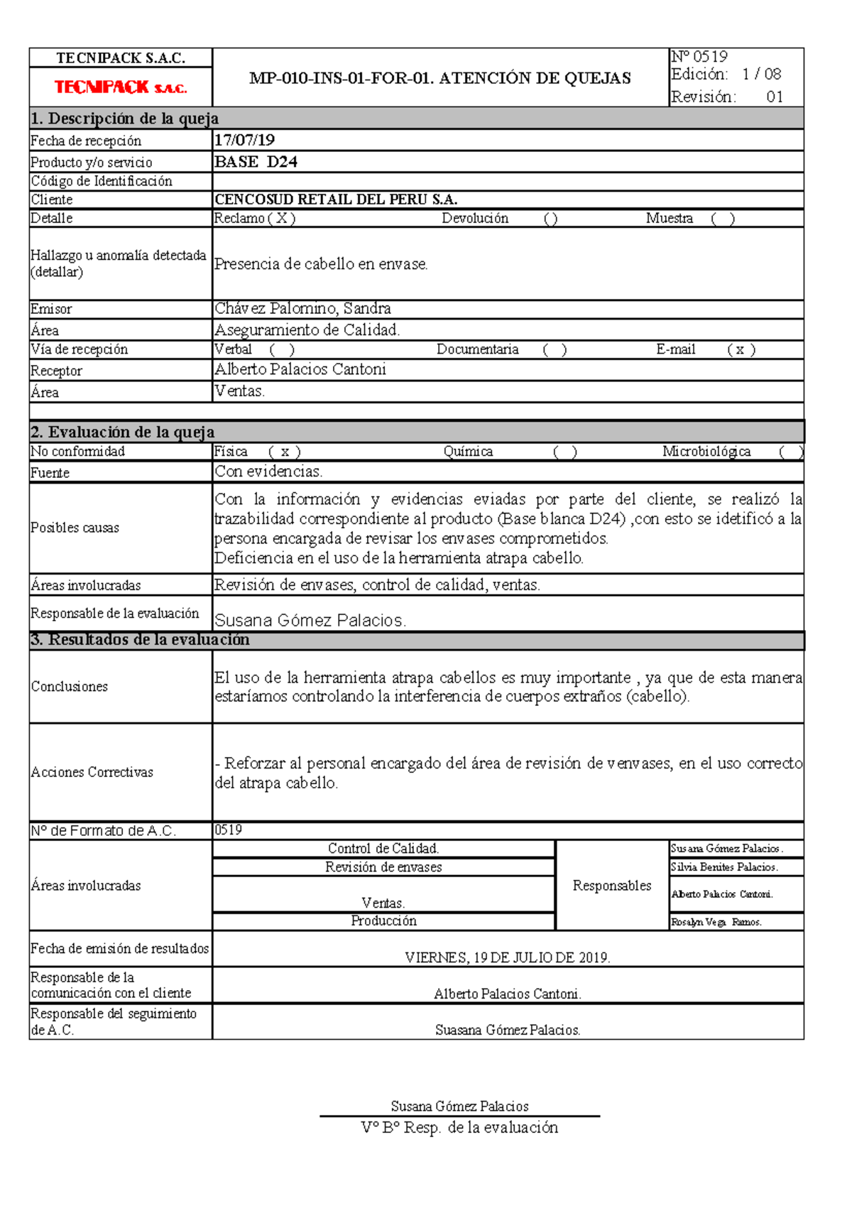 SGC-MP-PRO-010 Metro 0519.Comunicacion con el cliente - TECNIPACK S.A ...