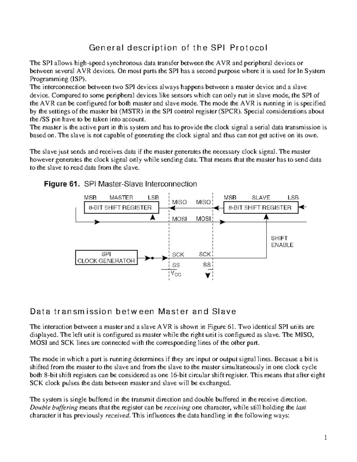 159194393-SPI-Protocol - Ge n e r a l de scr ipt ion of t h e SPI Pr ot ...