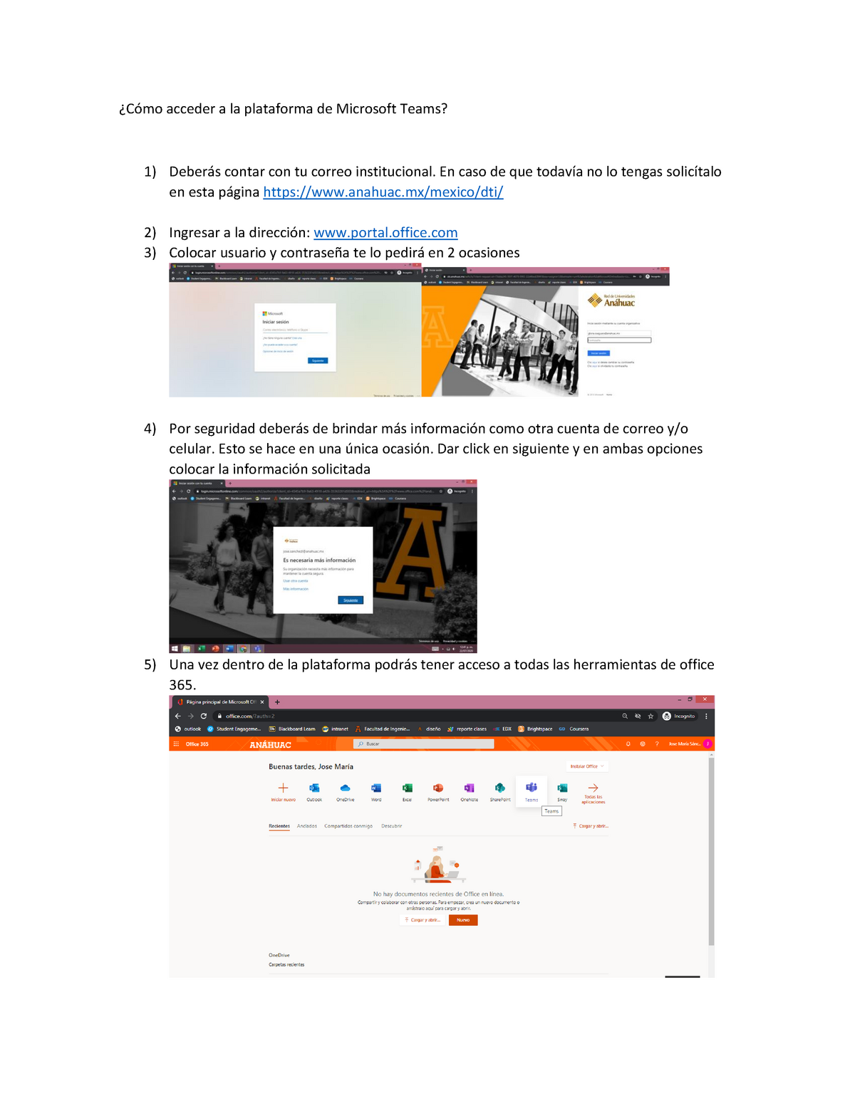 Guía Microsoft Teams - Apuntes - ¿Cómo acceder a la plataforma de Microsoft  Teams? Deberás contar - Studocu