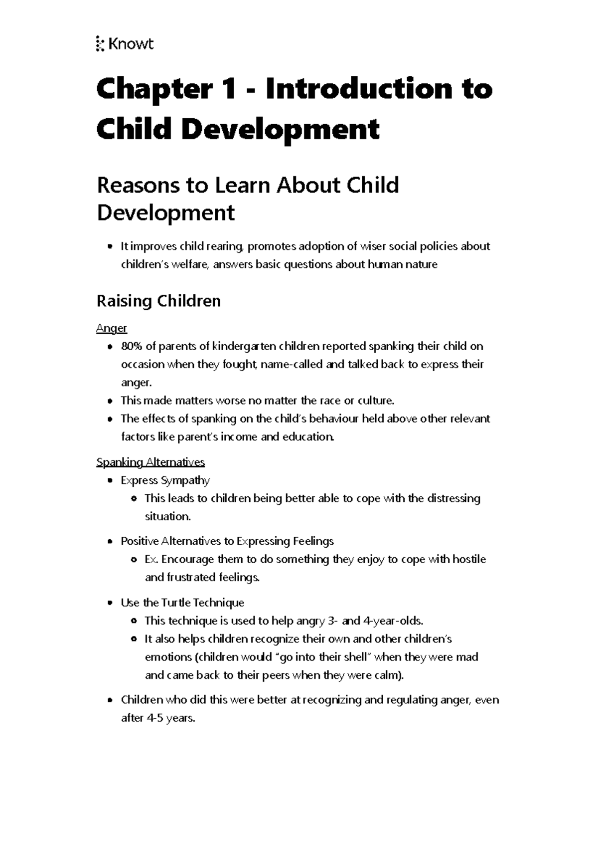 Chapter 1 - Introduction to Child Development - Chapter 1 ...