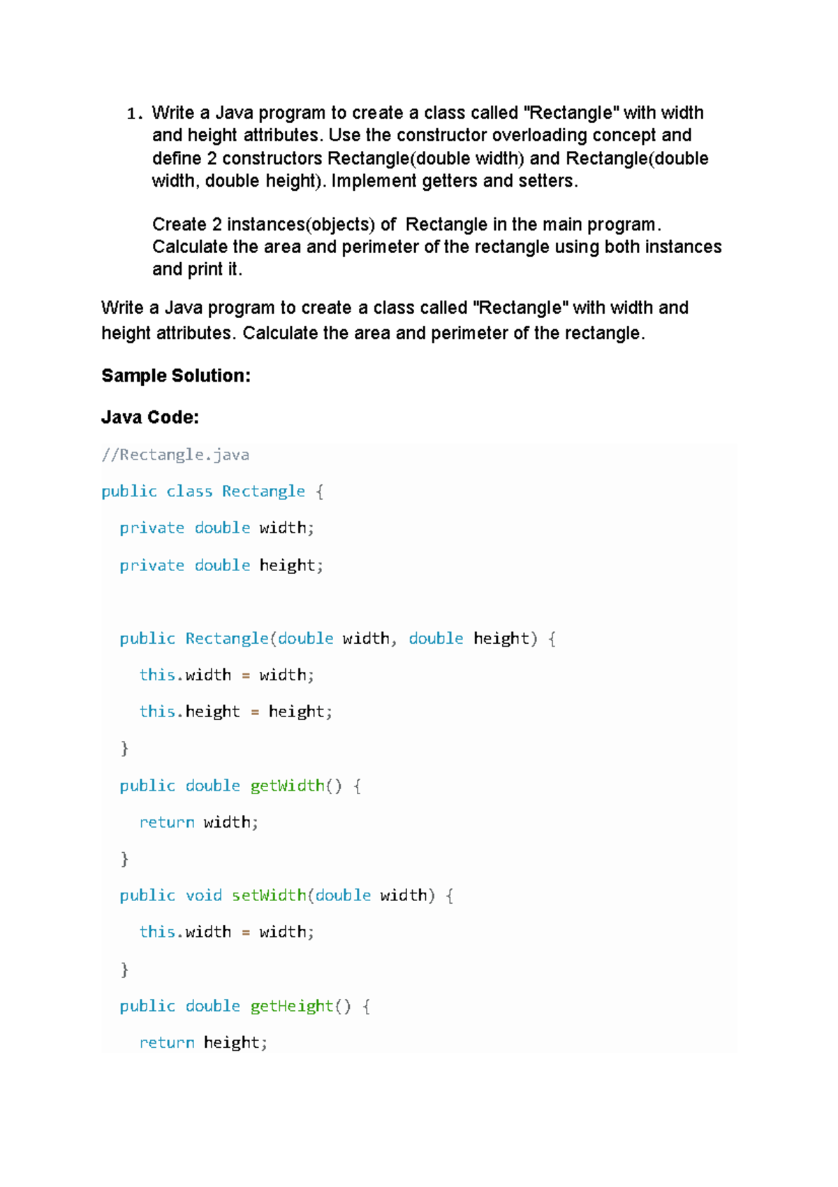Java Pgms-WS1-MS - CS worksheets for practise - 1. Write a Java program ...