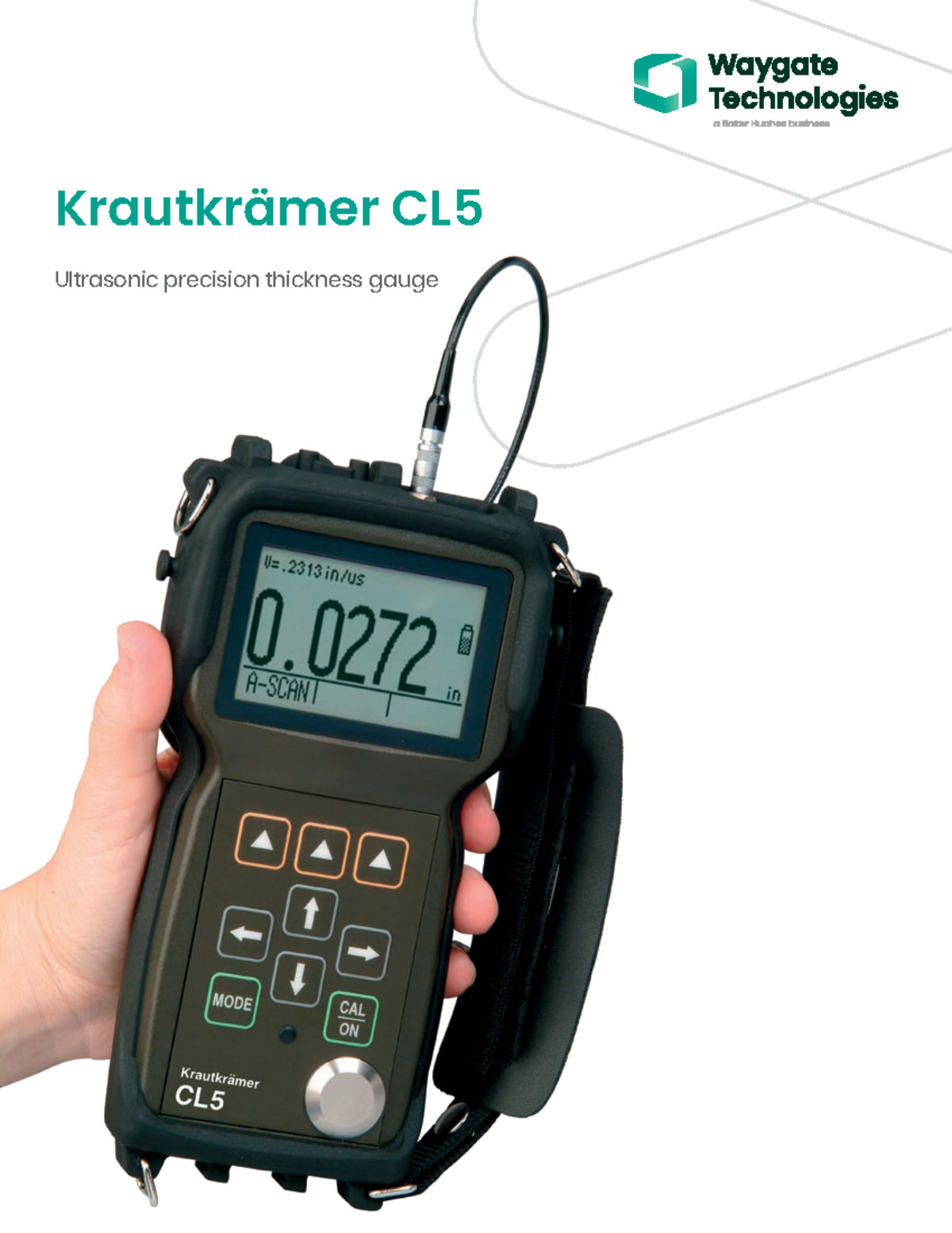 Krautkramer CL5 Ultrasonic Precision Thickness GaugeenbrochureBHCS38559 Krautkrämer CL