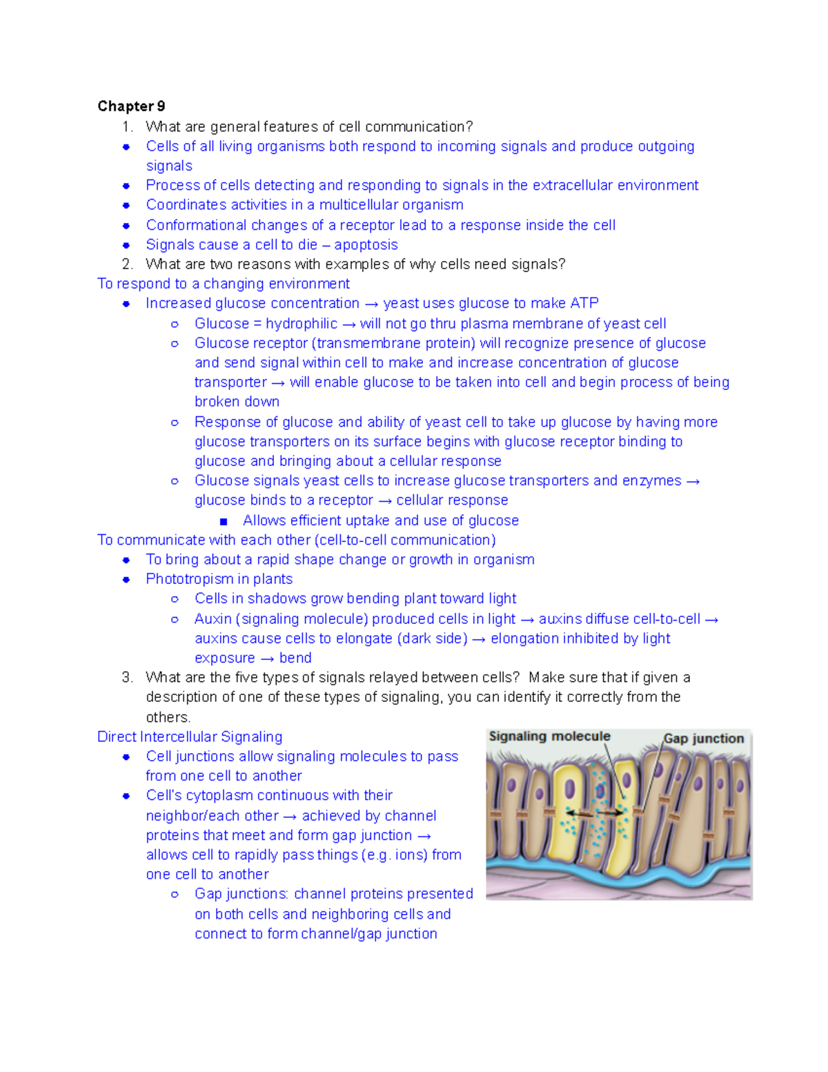 Intro Biology Chapter 9-13 Study Guide (no 10) - Chapter 9 1. What Are ...