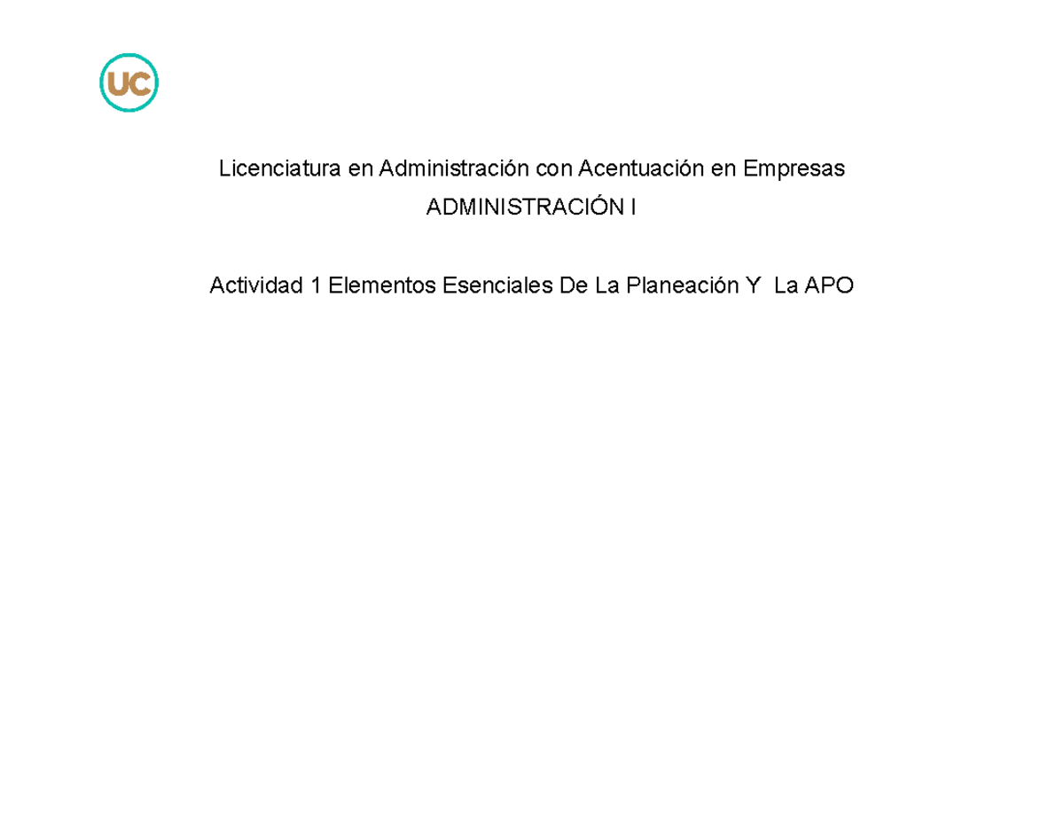 01ACT Plantilla - ACT 1 Moodle - Licenciatura en Administración con