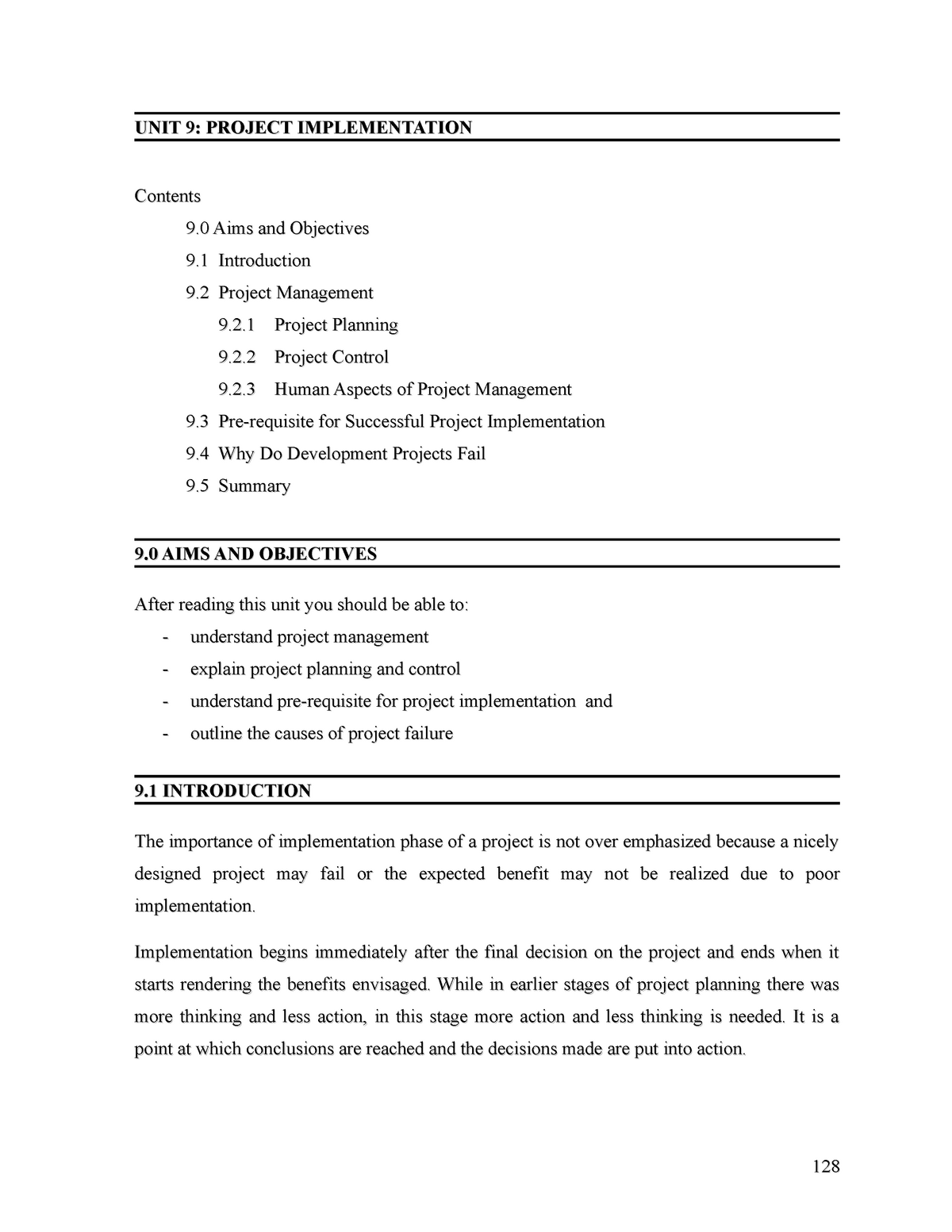 unit 9 project management assignment 2