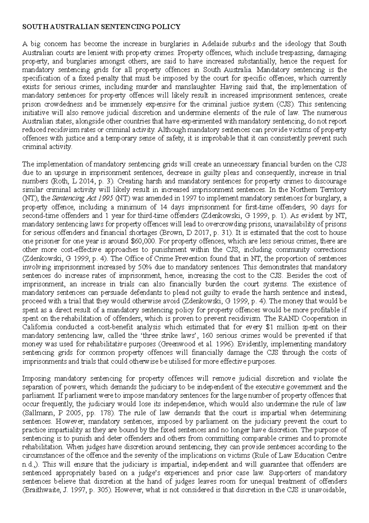 assignment-policy-brief-south-australian-sentencing-policy-a-big