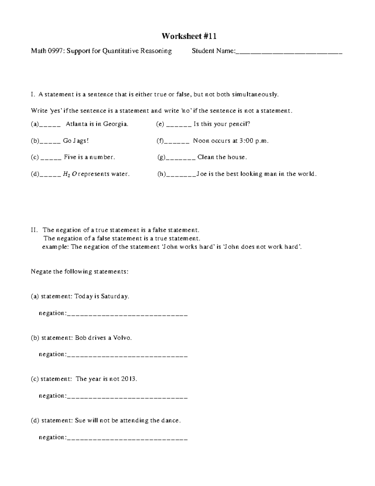 Math 0997 Homework 11 - Support for Quantitative Reasoning - Worksheet ...