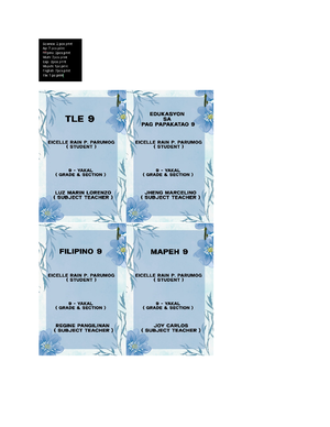 FS2- Artifacts - N/a - Classroom Routines for Real Learning: Daily ...