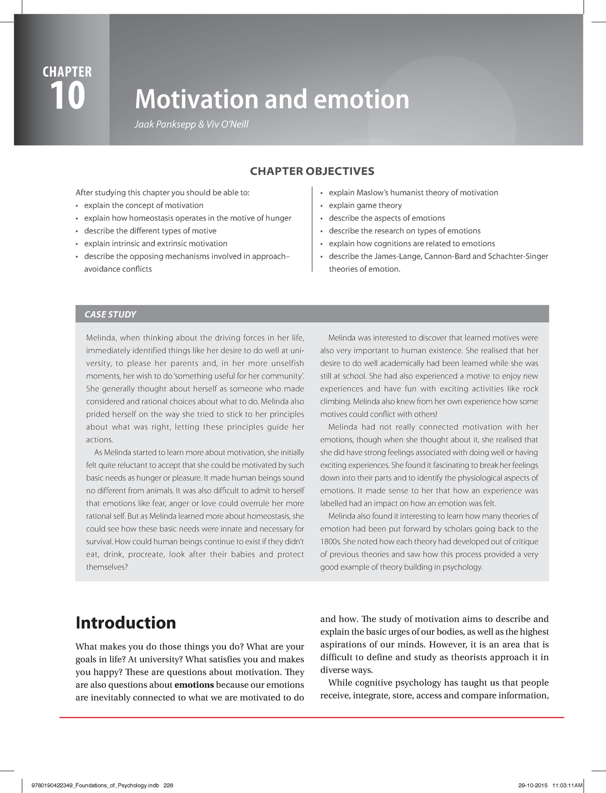 harvard case study emotion