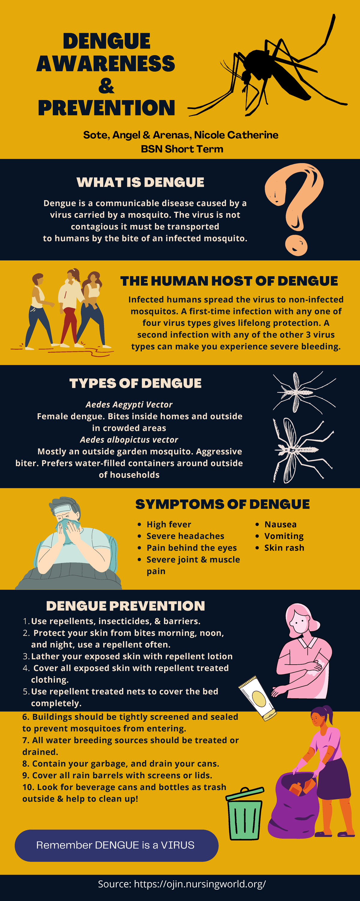 Dengue-awareness-Prevention - Remember DENGUE is a VIRUS Aedes Aegypti ...