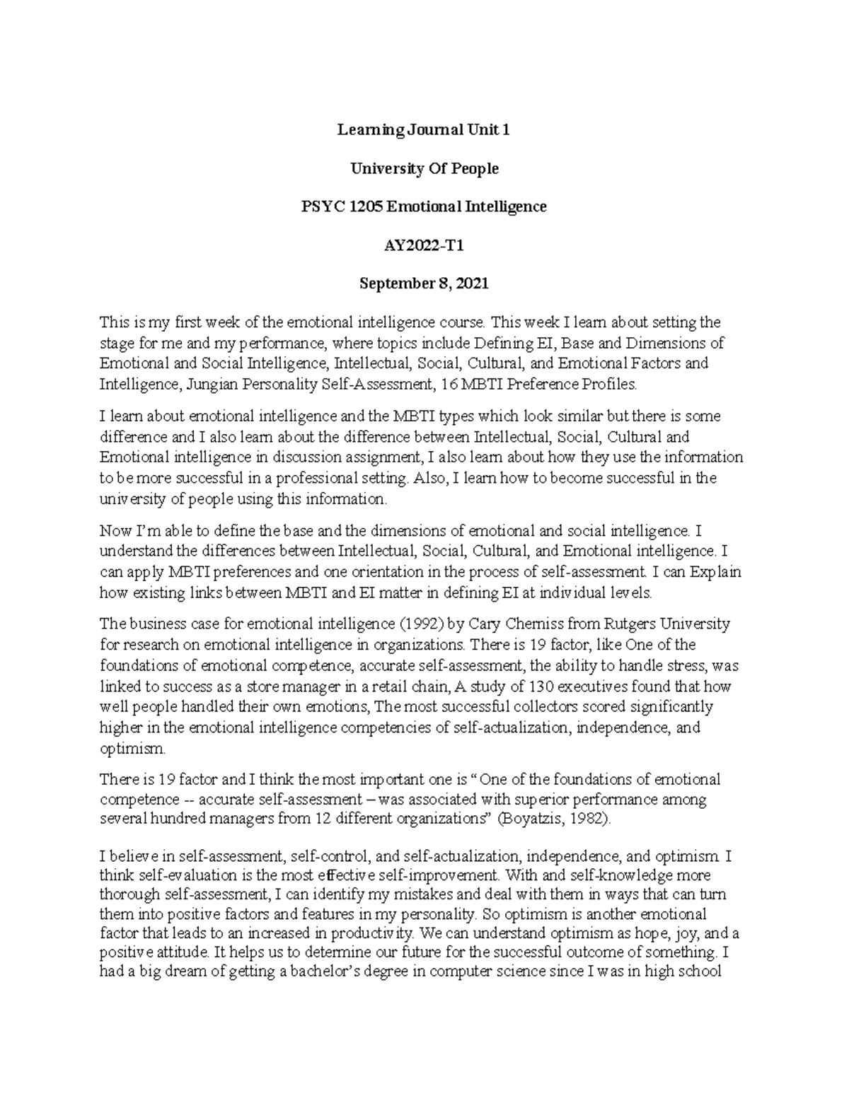 Learning journal unit 1 university of people - Learning Journal Unit 1 ...