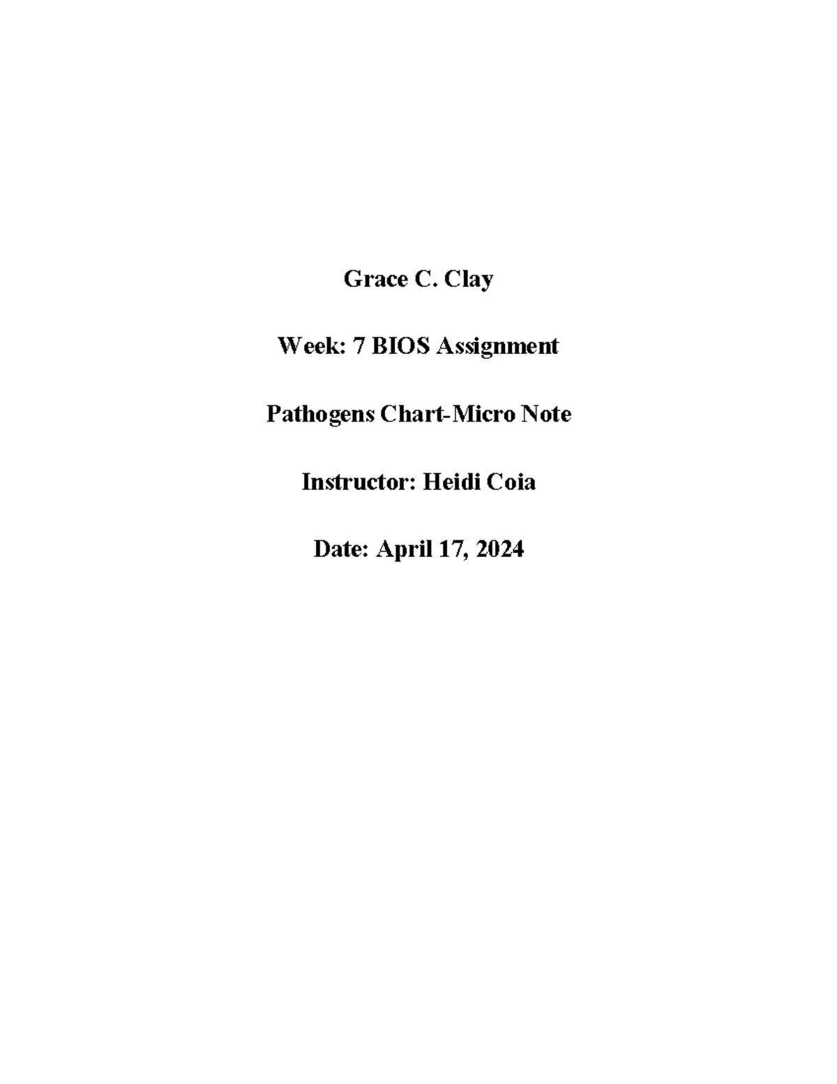 week 7 assignment pathogens summary part 2