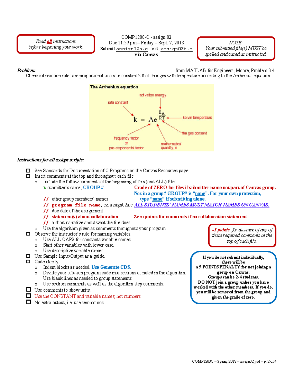 2-assign 02c Sol - Lecture Notes - COMP1200C – Spring 2018 – Assign02 ...