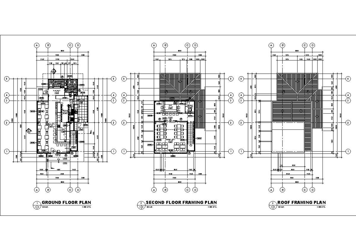 Cafe - PLANS FOR CAFE - 456789101112 213 456789101112131415 UP STAIRS ...