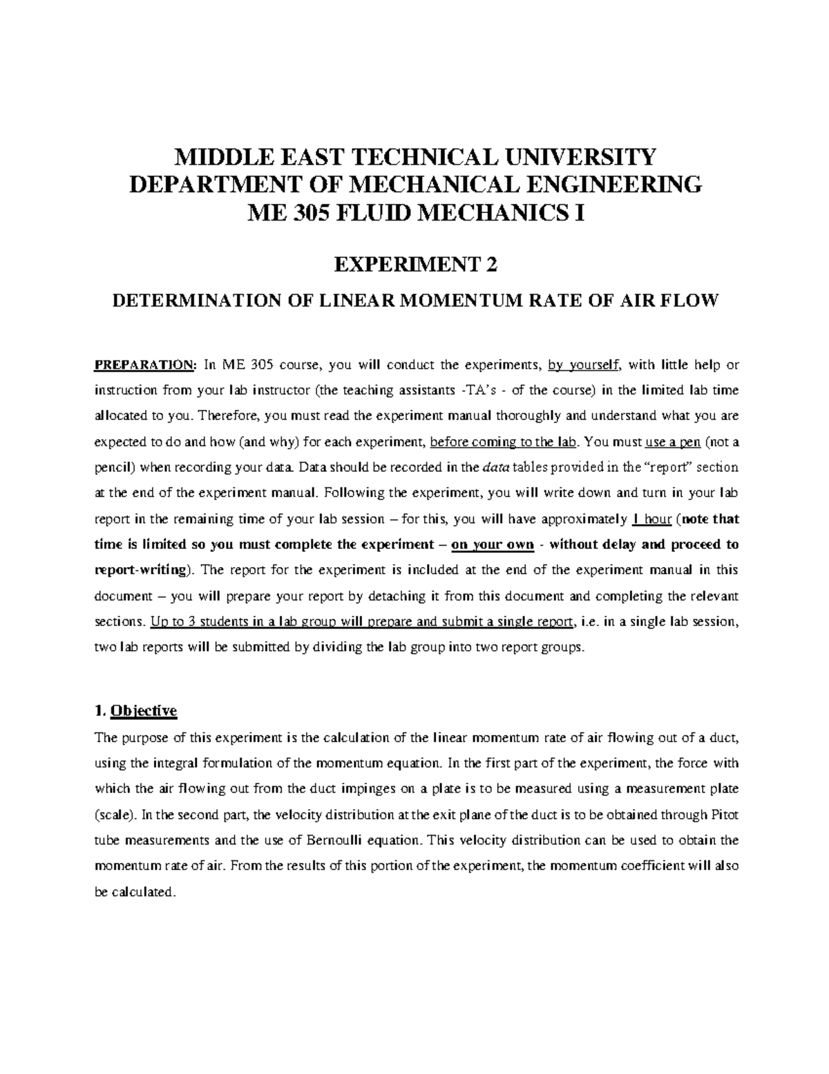 Experiment 2 - erherjerhrejyjttyjeh - MIDDLE EAST TECHNICAL UNIVERSITY ...