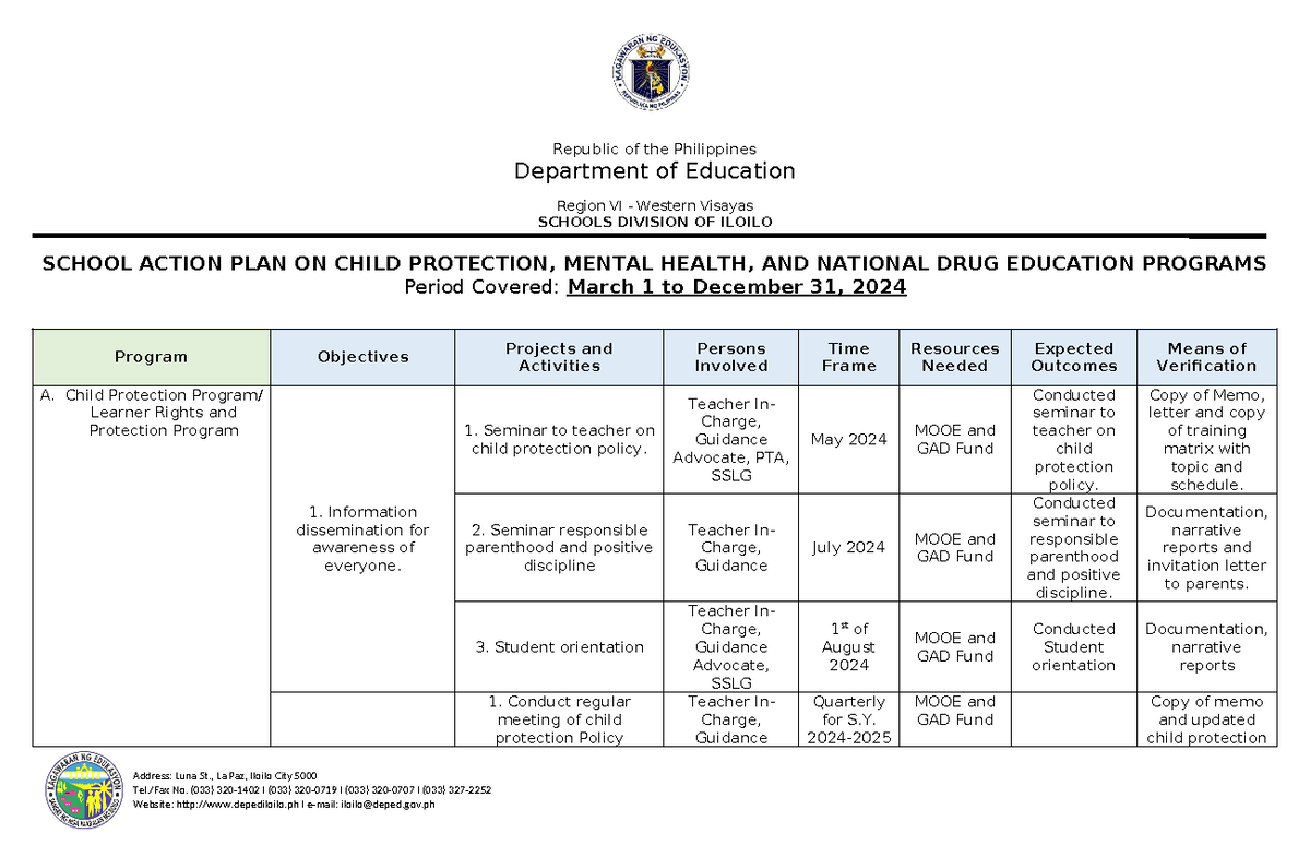 Action-Plan-Child-Protection-Mental-Health-NDEP-Template - Republic of ...