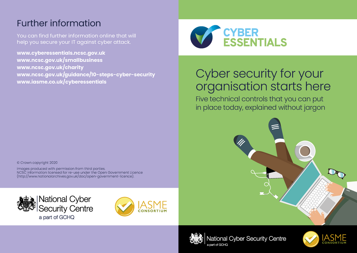 Cyber Essentials A5 Booklet - Cyber Security For Your Organisation ...