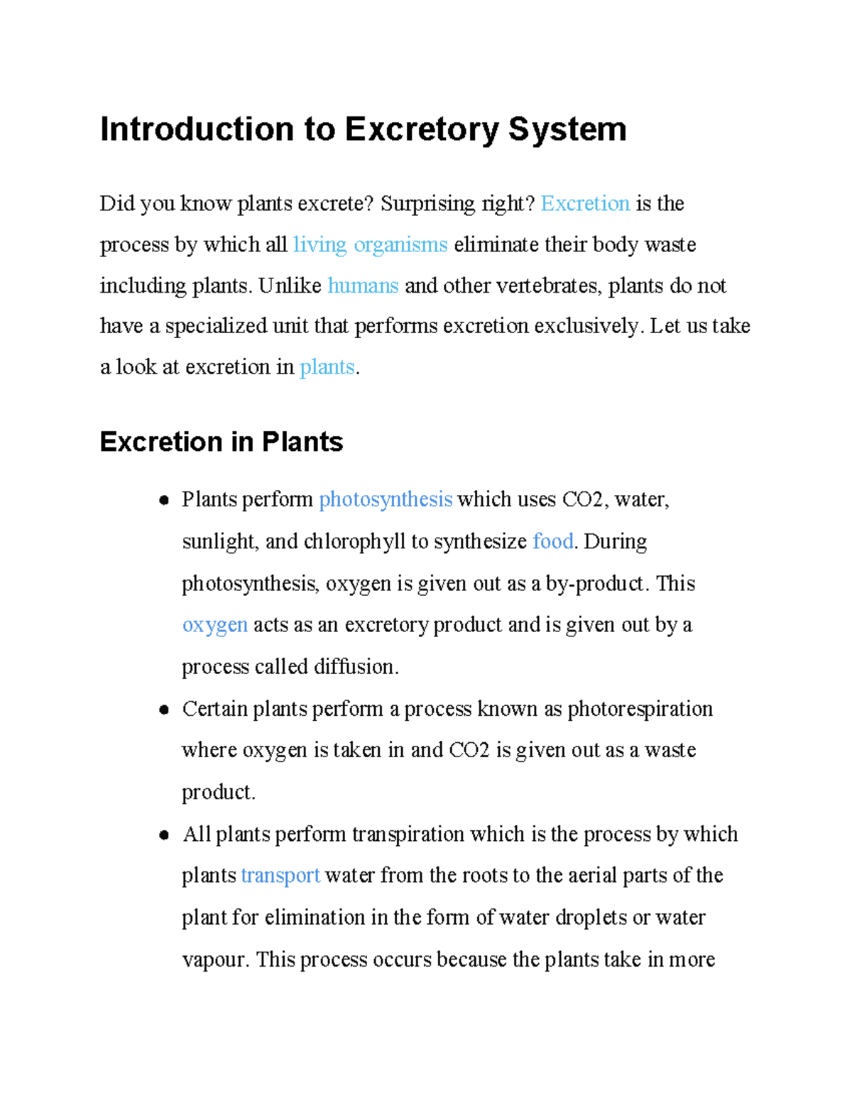 Mediaandpolitics 5 Useful notes Introduction to Excretory System