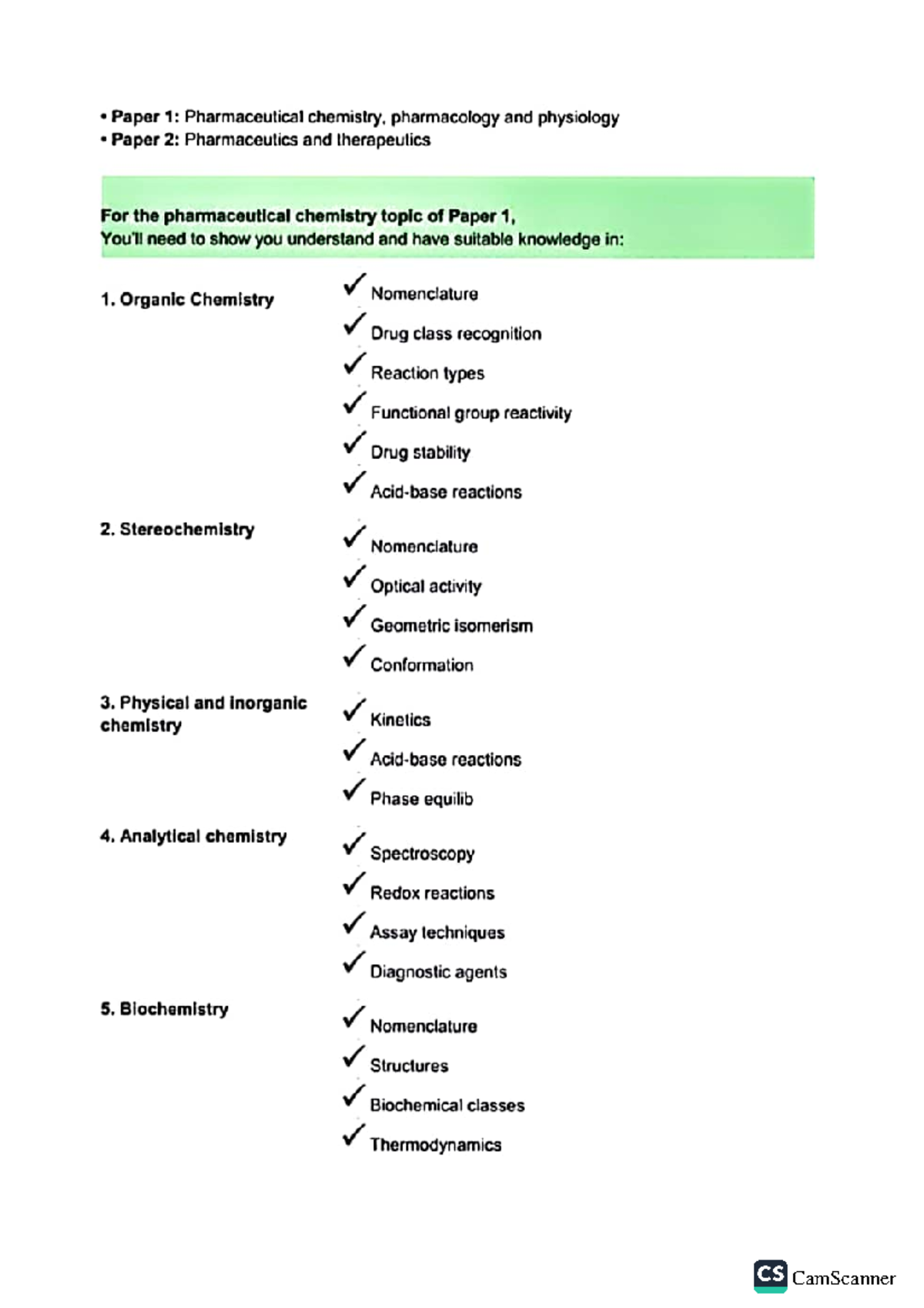 Topic wise Syllabus for KAPS exam exam guidelines pu Studocu
