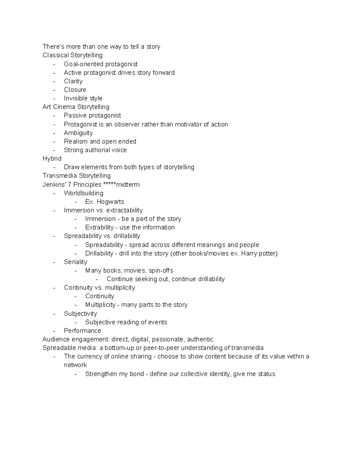 How To Tell A Story In English Examples