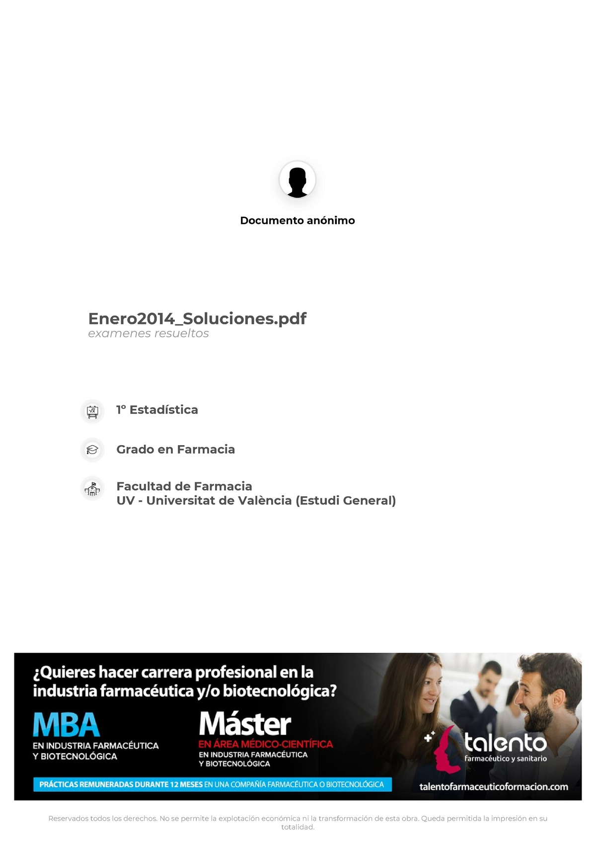 Examen 15 Enero 2014, Preguntas Y Respuestas - Enero2014_Soluciones ...