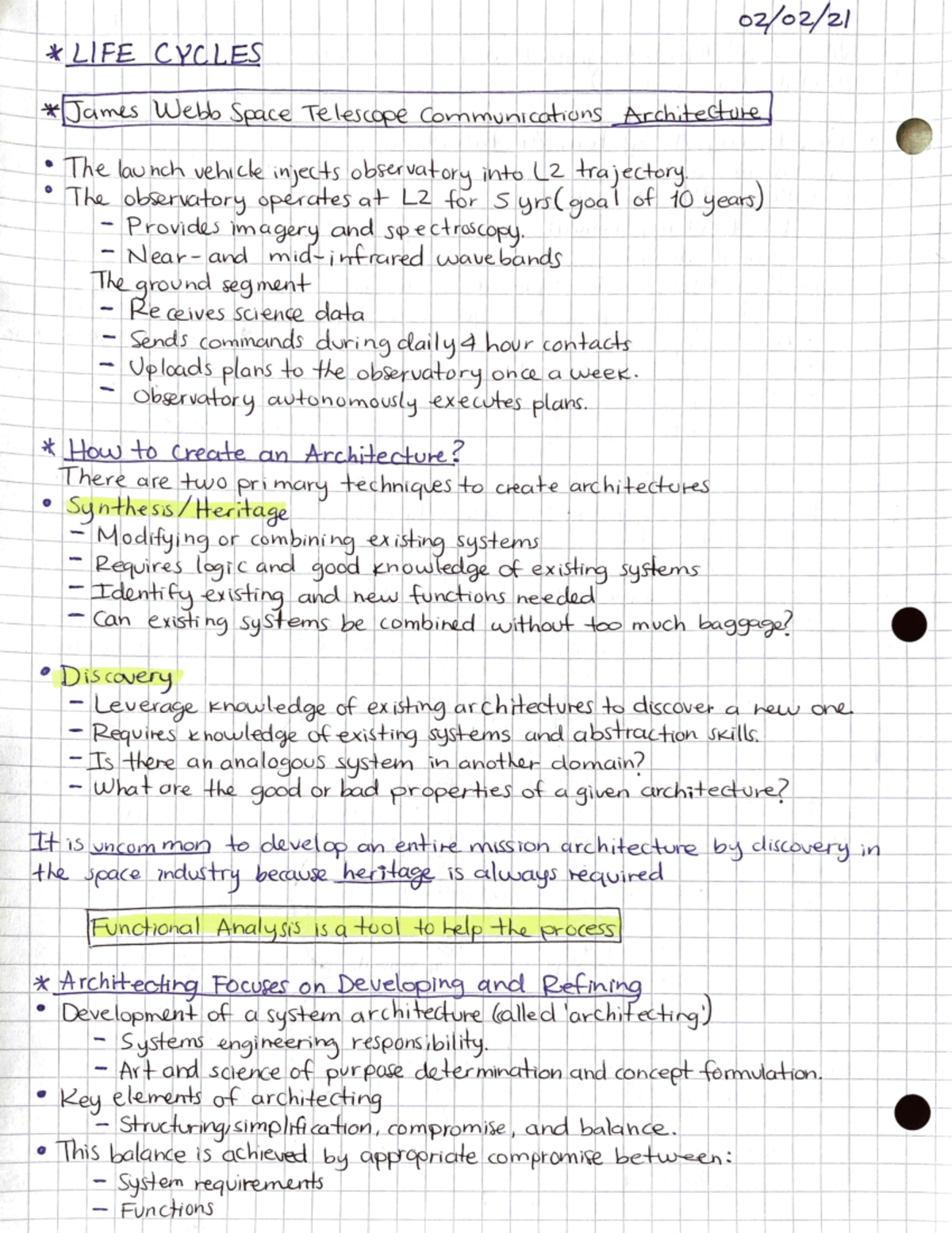 Life Cycles - Notes that help to study for exams - LIFE CYCLES James ...