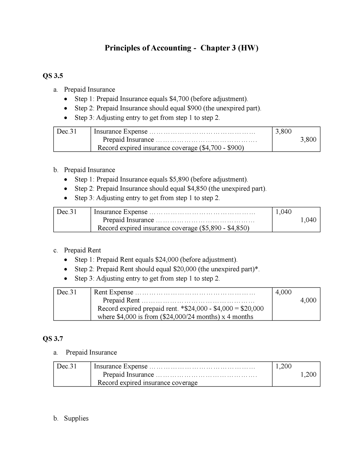 principles of accounting chapter 3 homework answers