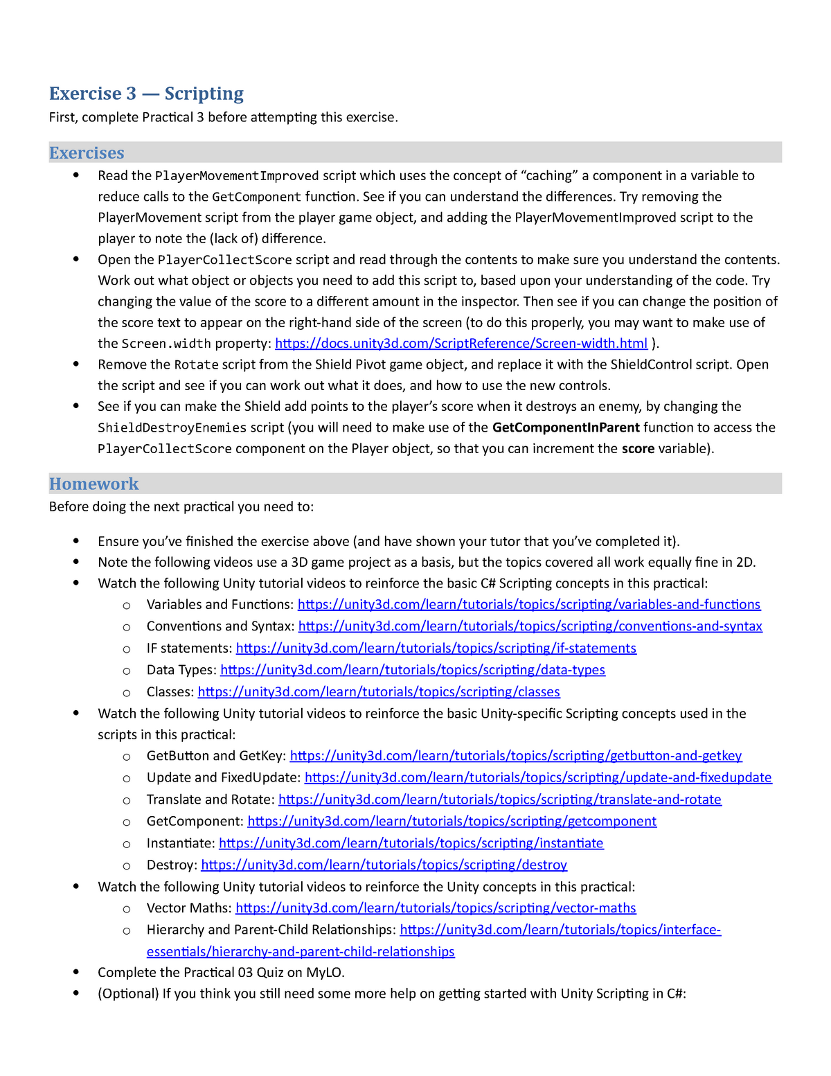 Exercise 03 - Scripting - Exercise 3 — Scripting First, complete ...