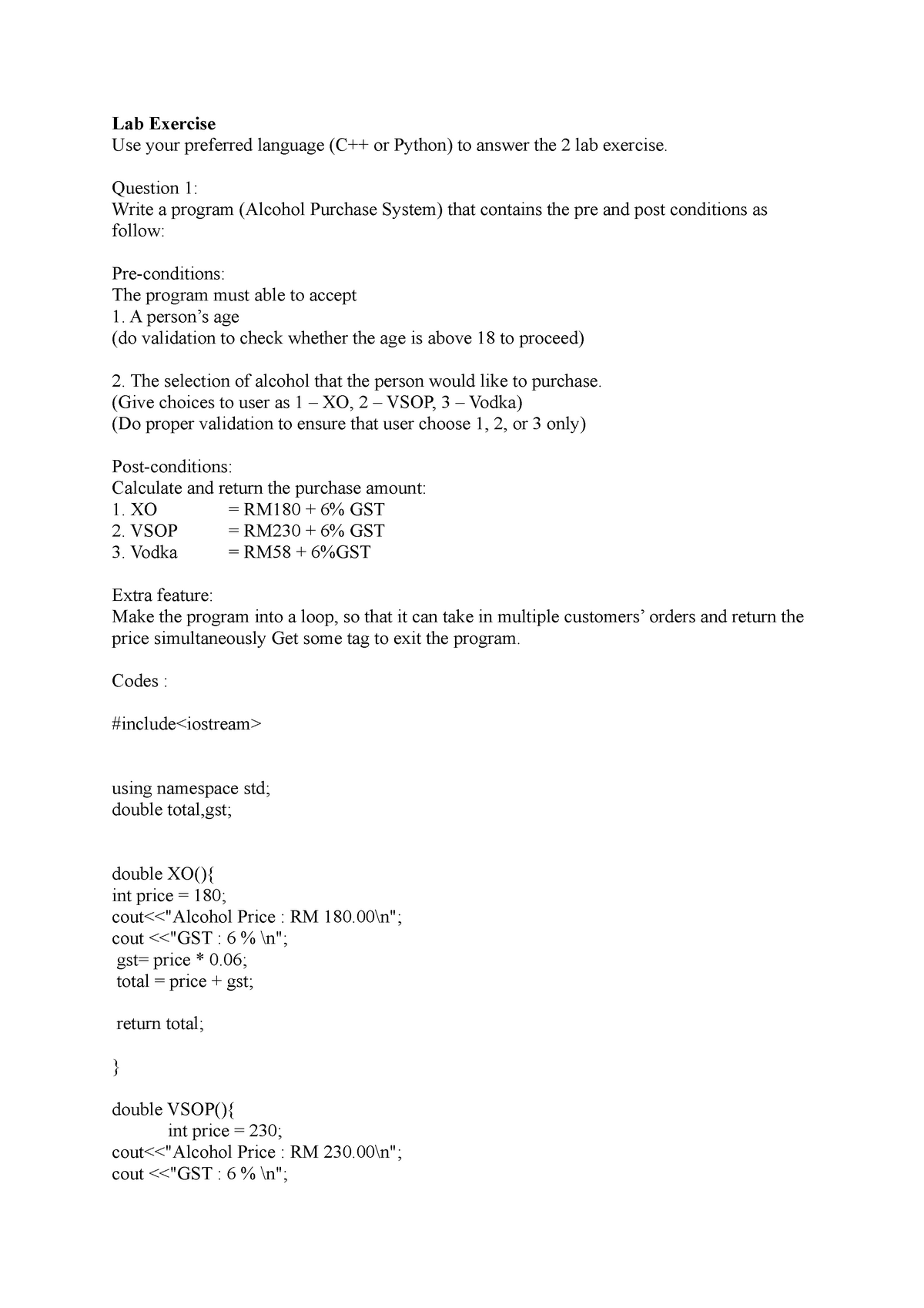 Lab Exercise Week 7 Structure Programming Ict 1110 Studocu