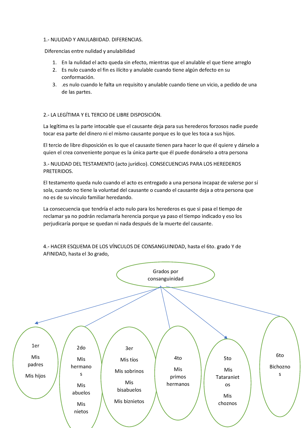 Practica Calificada 2 Acto Juridico - 1.- NULIDAD Y ANULABIIDAD ...