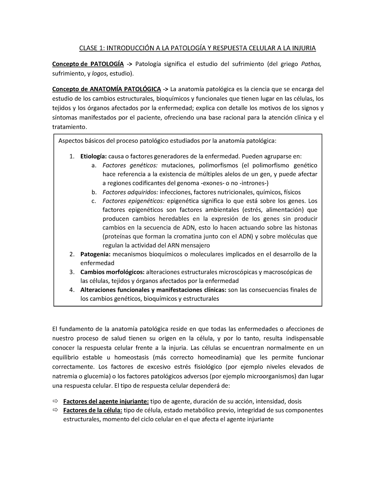 Anatomia Patologica 1 Imprimir - Aspectos B·sicos Del Proceso ...