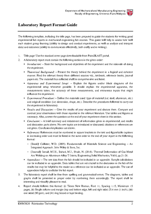 LAB 1 Thermal Expansion OF Solid - EMM3822 Mechanical Engineering ...