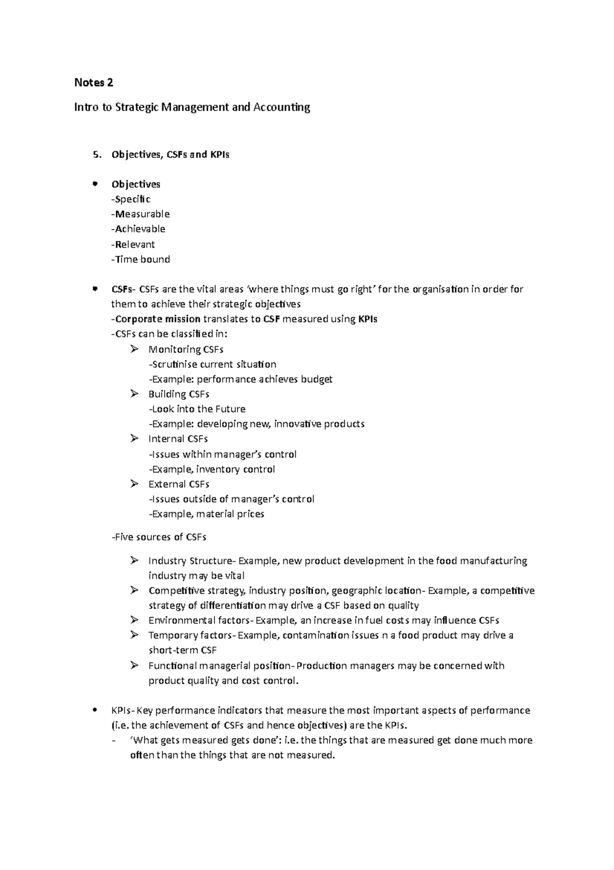 Chapter 1 Part 2 - Intro to Strategic Management and Accounting ...