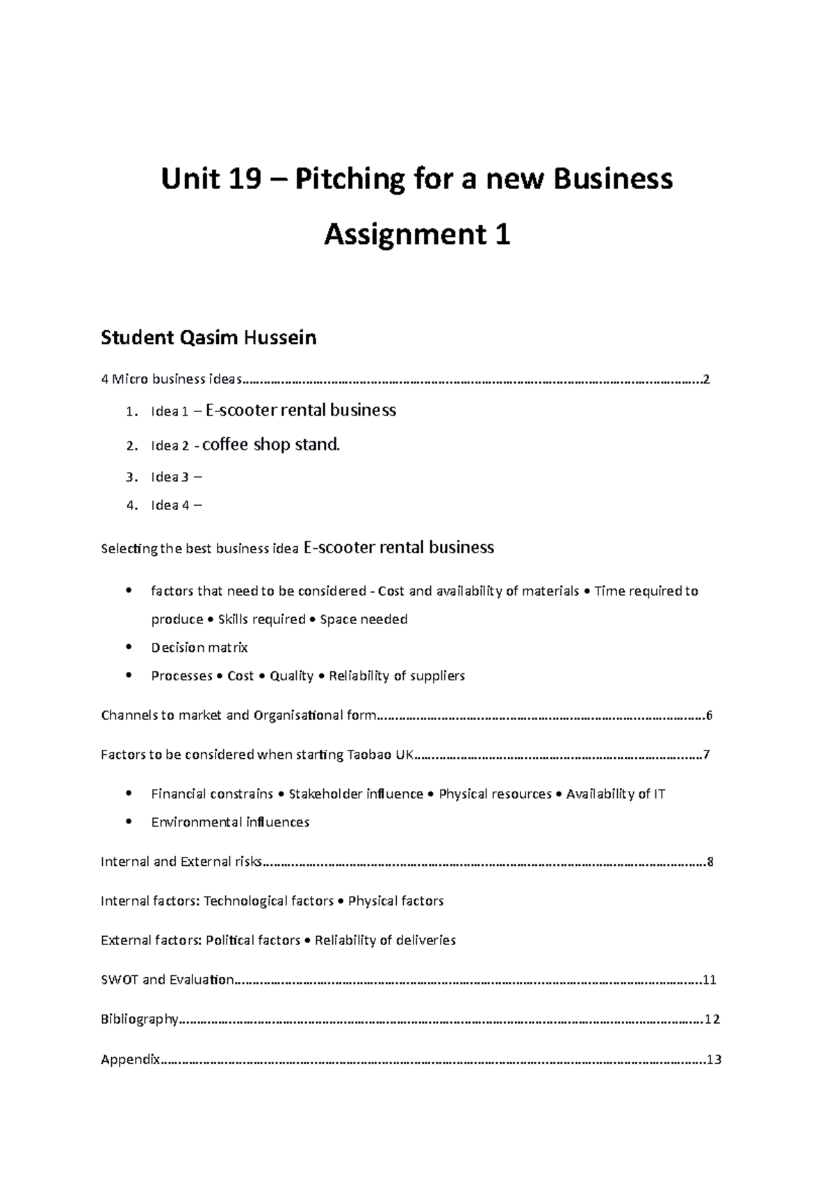 recruitment and selection process assignment 1