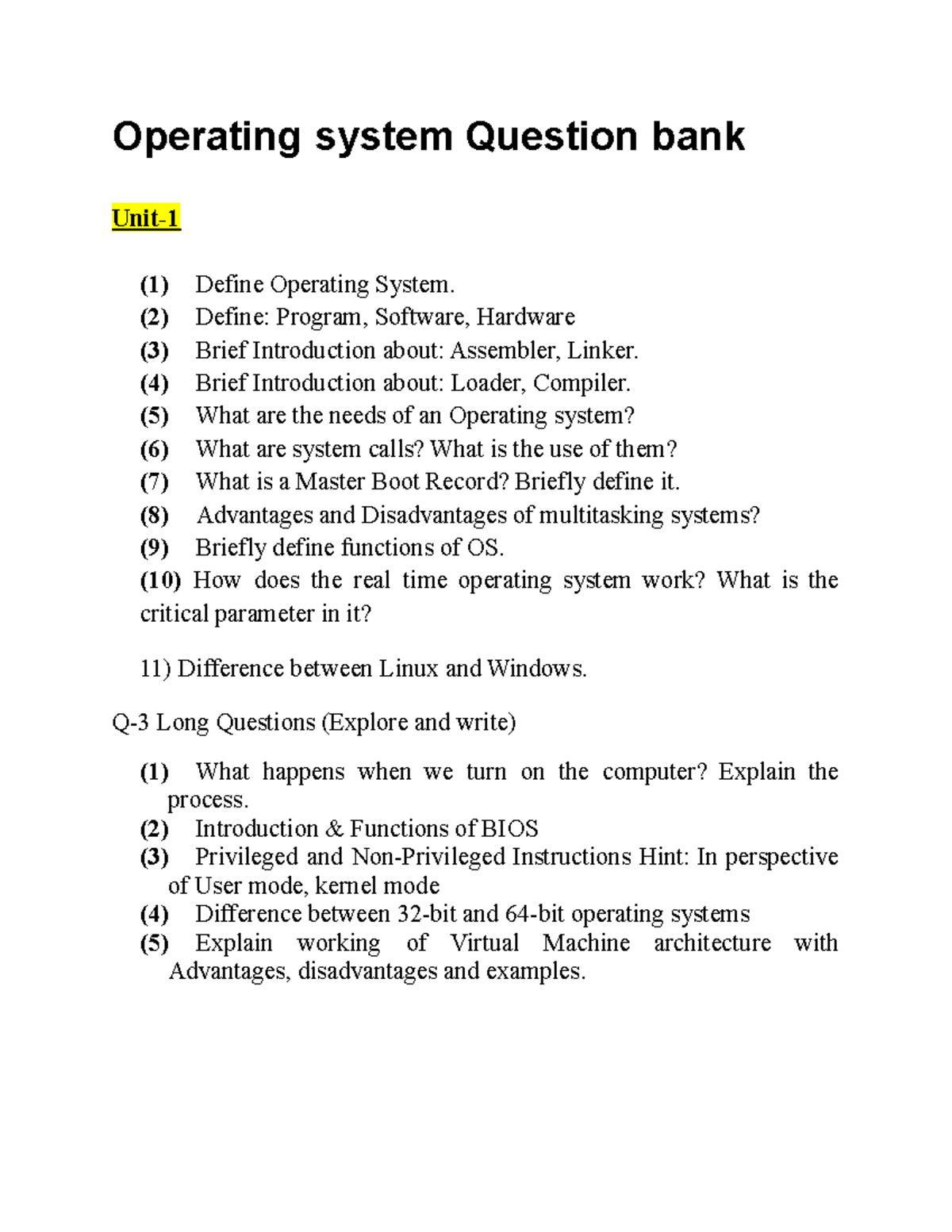 operating-system-question-bank-operating-system-question-bank-unit