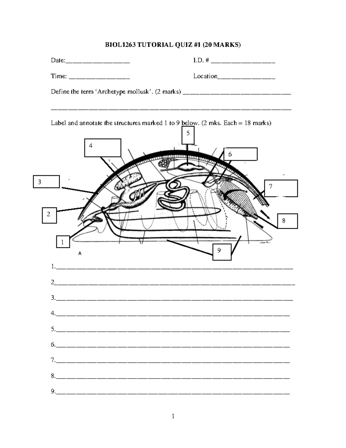 Past papers 4 - TUTORIAL QUESTIONS - Date:___________________ I ...