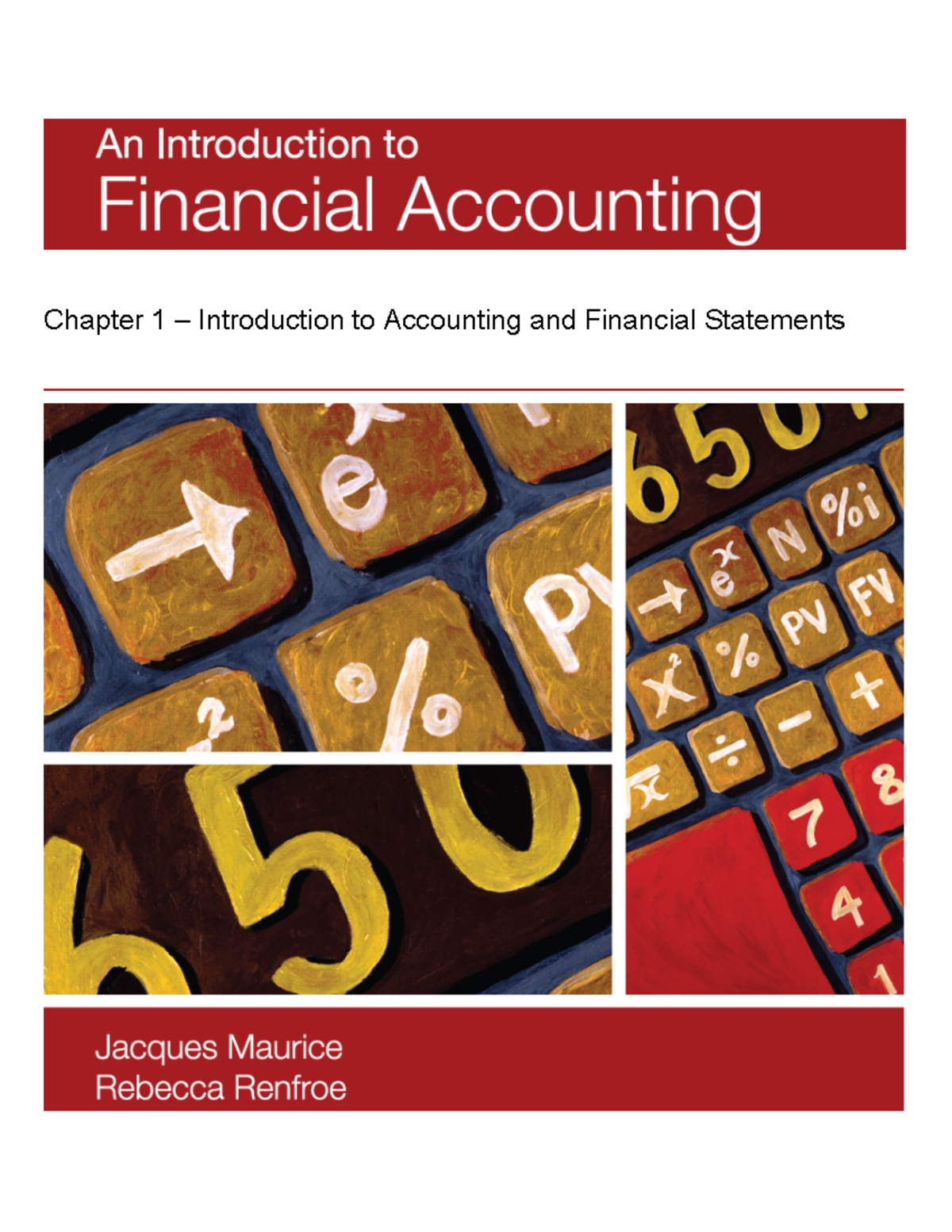 Chapter 1, 2021 - Chapter 1 – Introduction to Accounting and Financial ...
