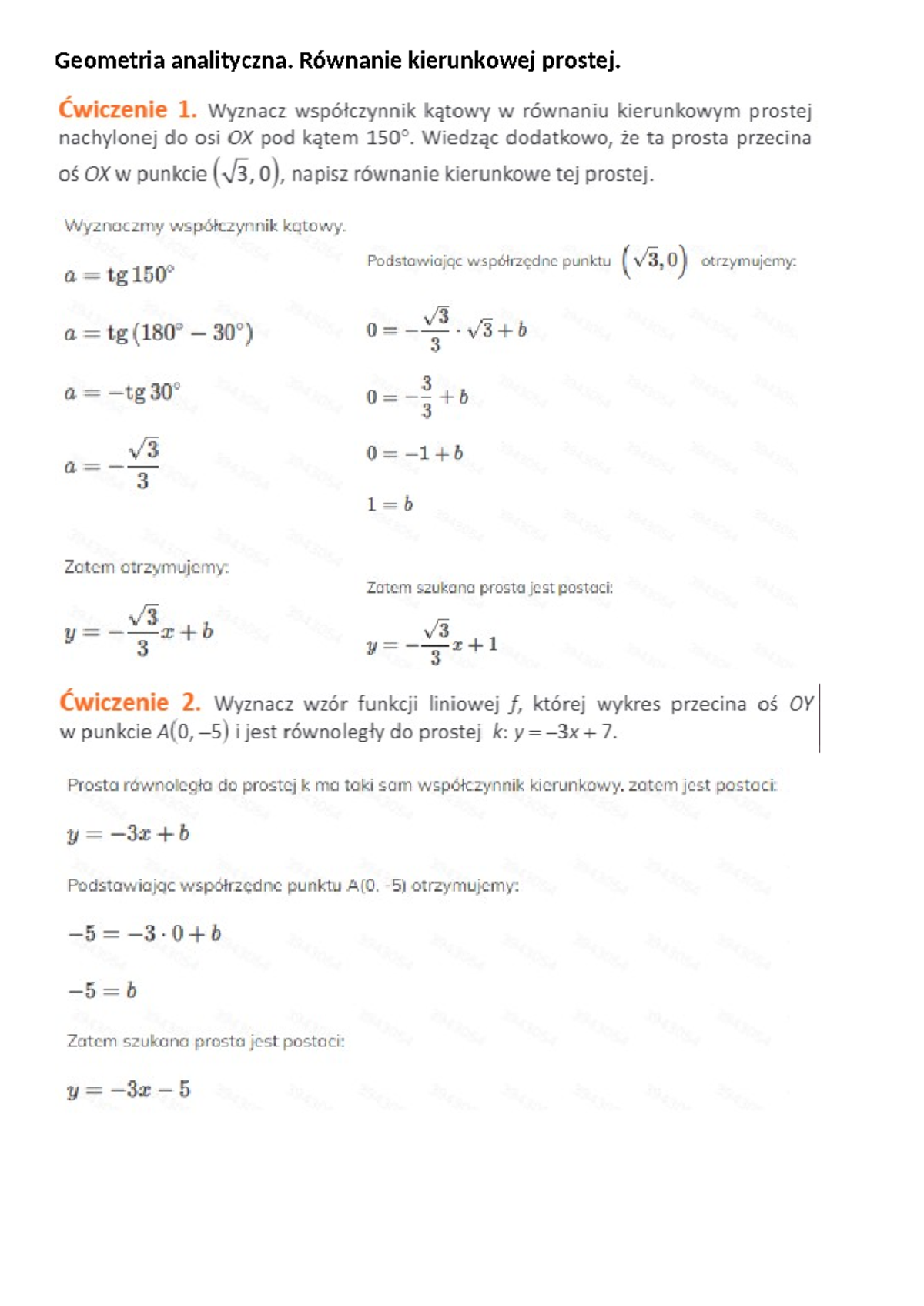 Pdf Geometria Analityczna Sprawdzian
