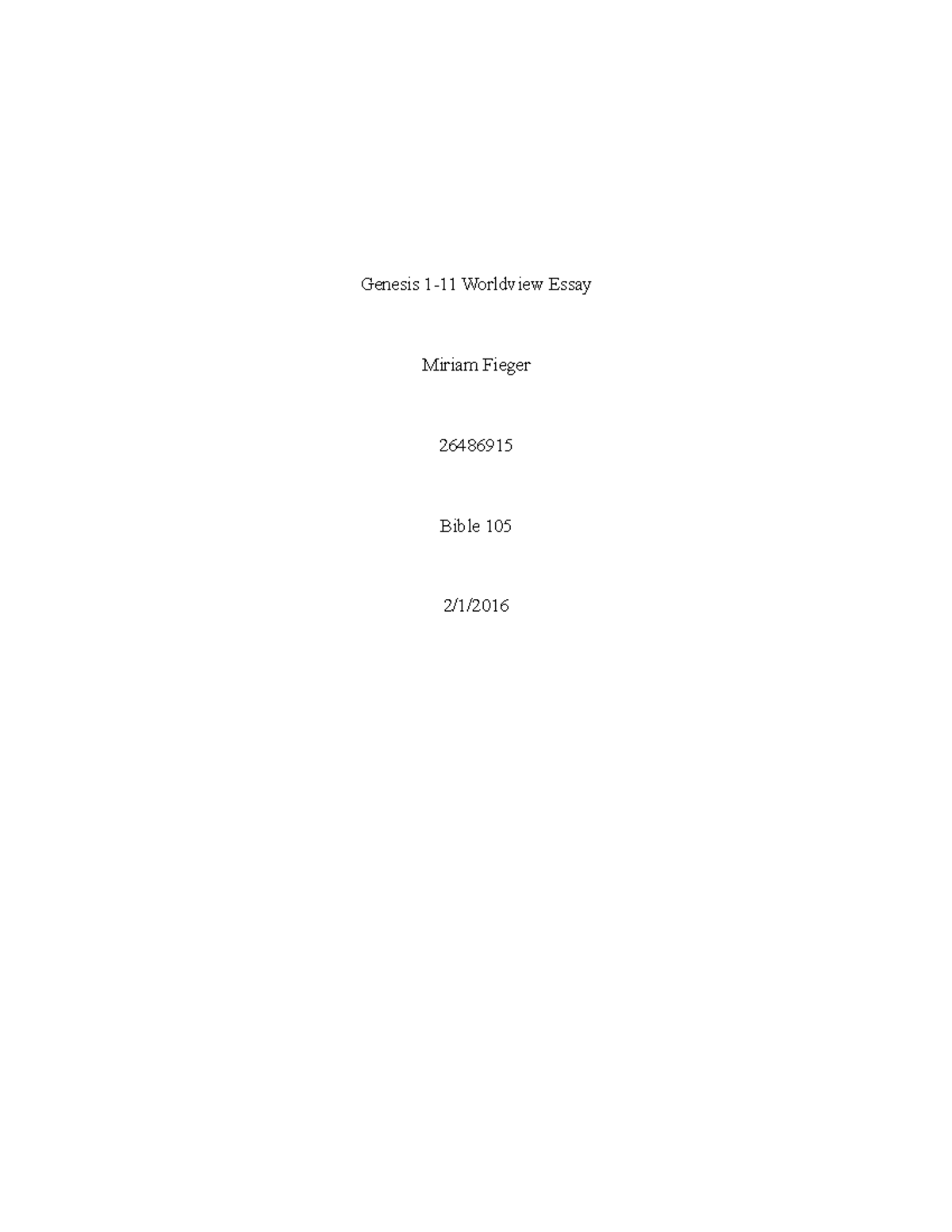 Genesis 1 11 World View Essay Template Genesis 1 11 Worldview Essay genesis-1-11-world-view-essay-template-genesis-1-11-worldview-essay