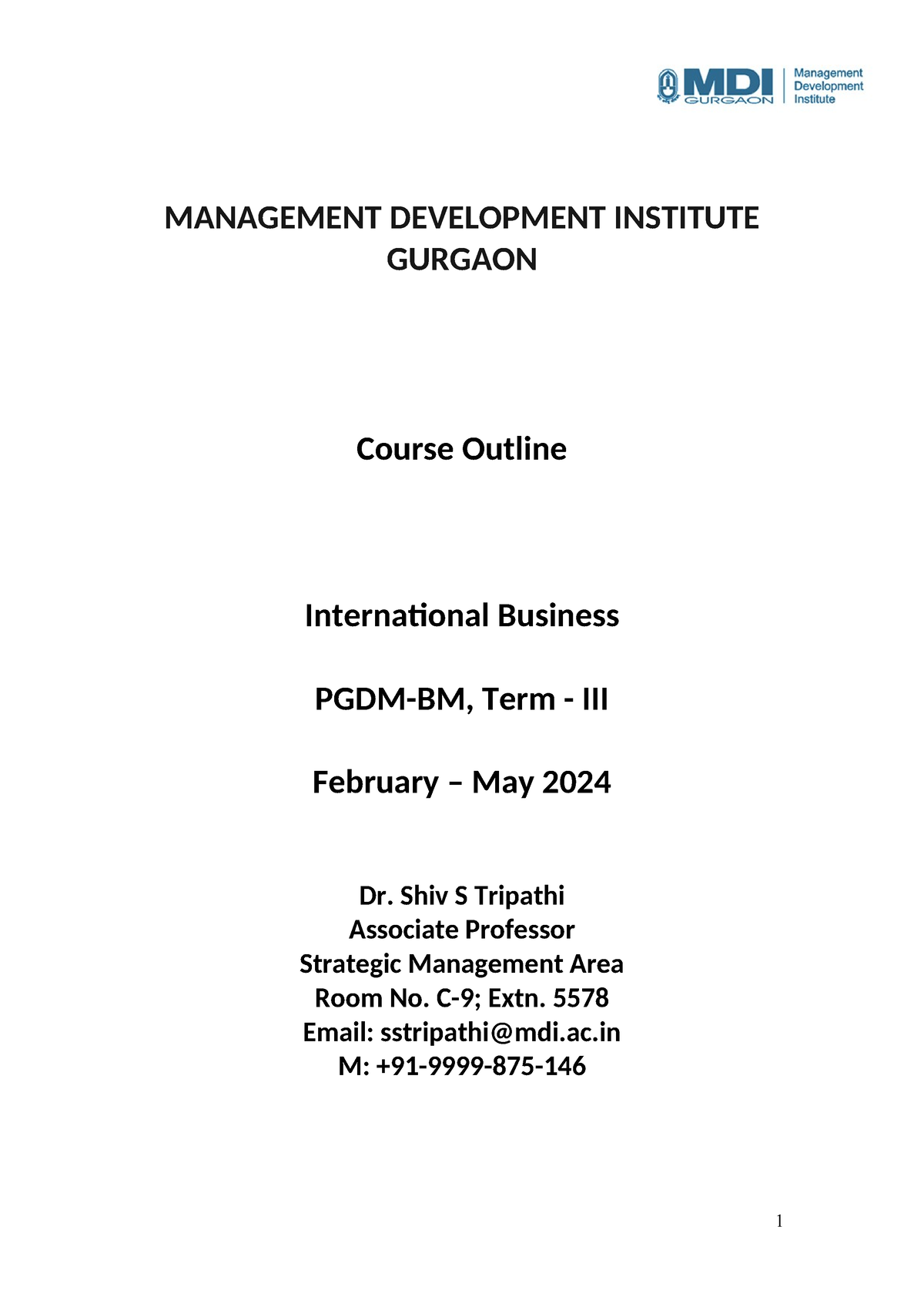 International Business Course Outline 2024 MANAGEMENT DEVELOPMENT   Thumb 1200 1697 