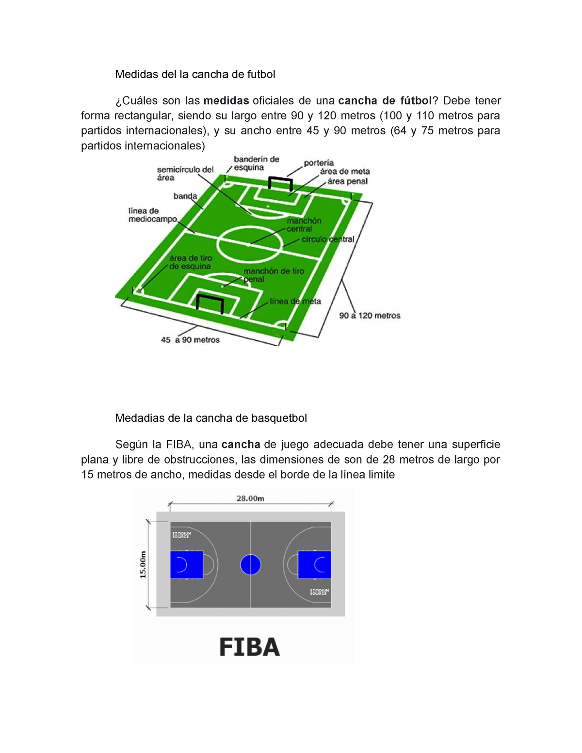 Medidas Del La Cancha De Futbol Medidas Del La Cancha De Futbol Cu Les Son Las Medidas