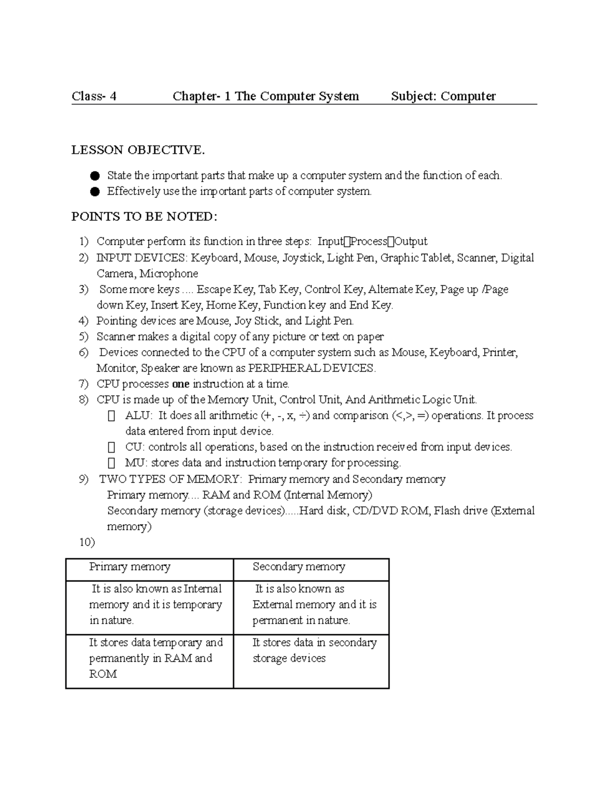 class-4-computer-chapter-1-class-4-chapter-1-the-computer-system