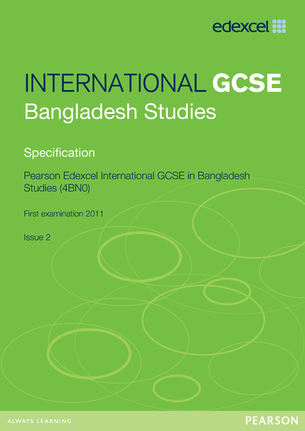 Igcse 2009 Bangladesh Studies 4BN0 Specification - Bangladesh Studies ...