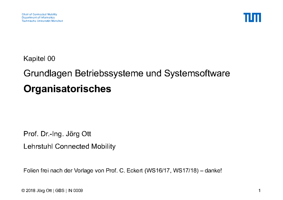 Gbs Kap 00 Iorg 2018 - Organisatorisches Aus Dem Kurs - Grundlagen ...