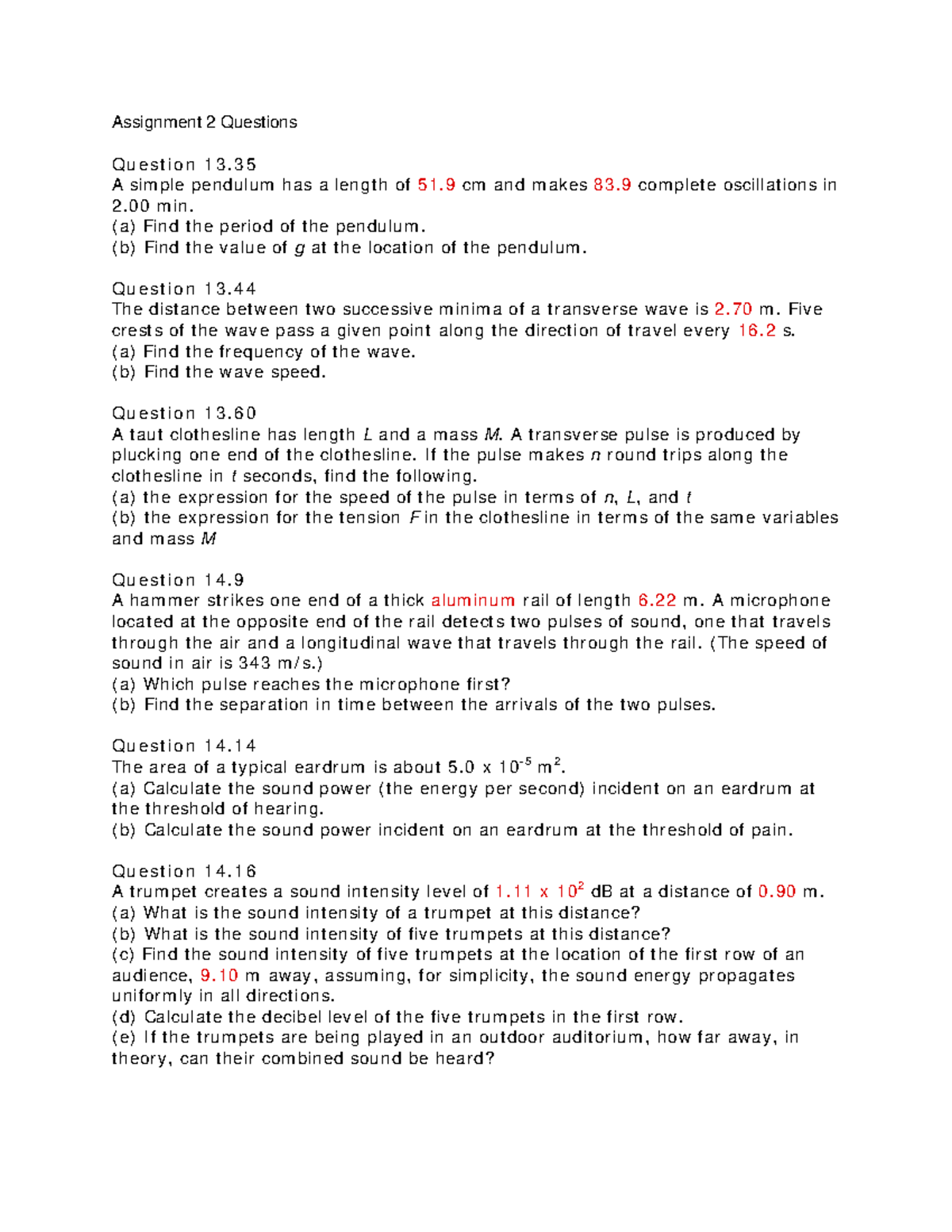 lecture assignment 2 genetics problems